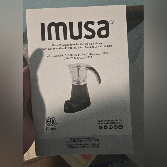 Imusa Red Electric Espresso Maker - Picture 7 of 7